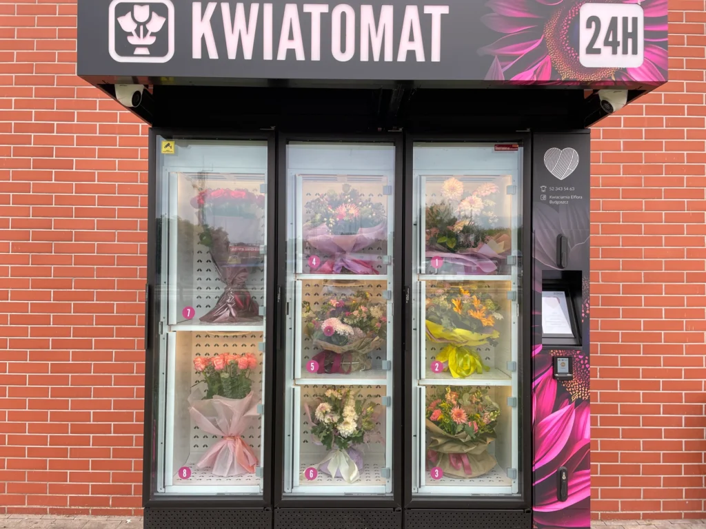 tak wygląda kwiatomat w bydgoszczy